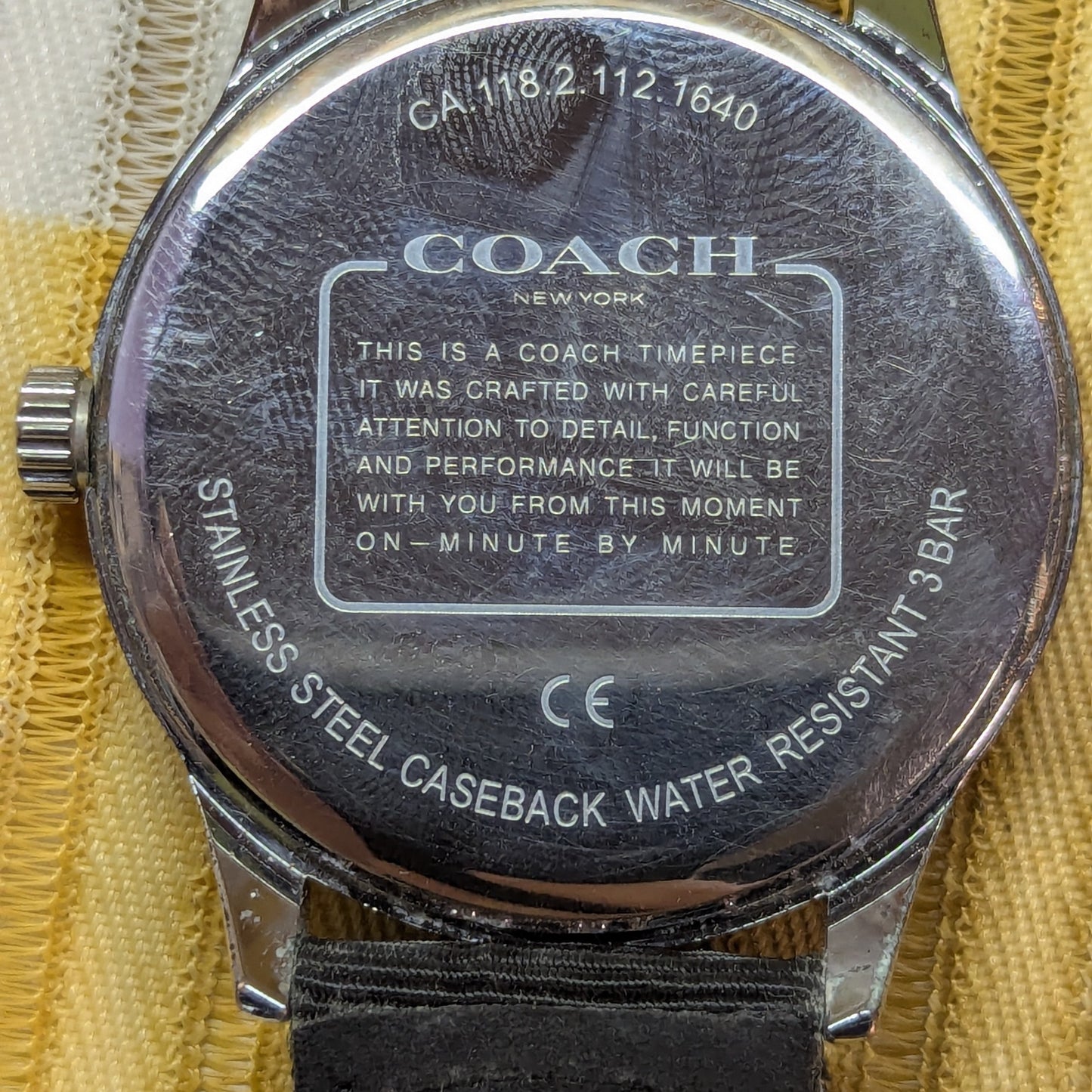 Coach Signature Logo CA 118.2.112.1640