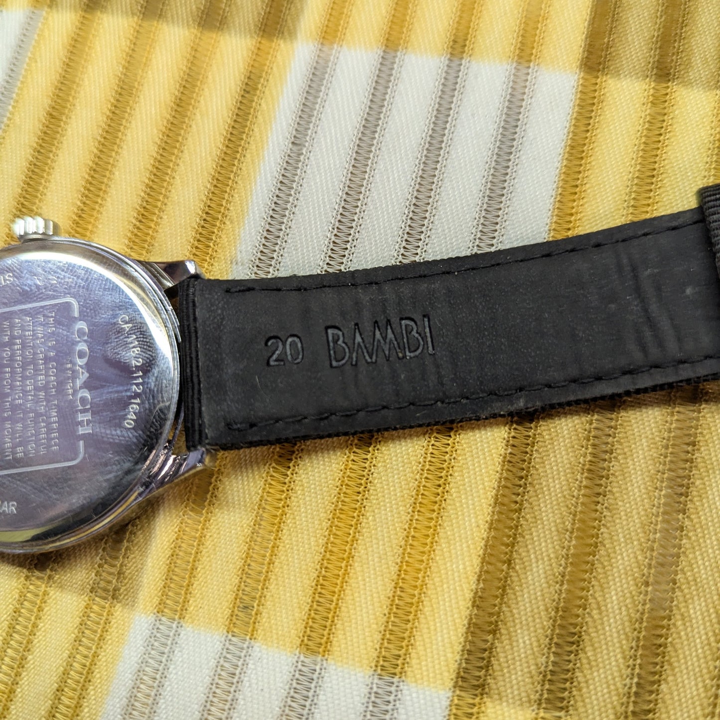 Coach Signature Logo CA 118.2.112.1640